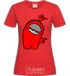 Women's T-shirt Among us red red фото