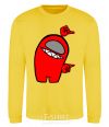 Sweatshirt Among us red yellow фото