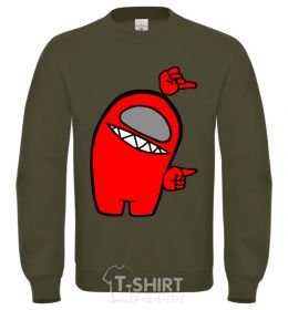 Sweatshirt Among us red sand фото