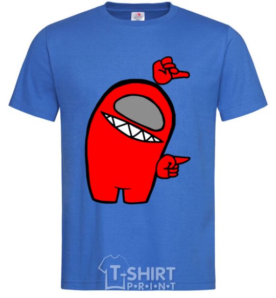 Men's T-Shirt Among us red royal-blue фото