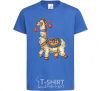 Kids T-shirt Bright lama royal-blue фото