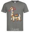 Men's T-Shirt Bright lama dark-grey фото