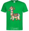 Men's T-Shirt Bright lama kelly-green фото