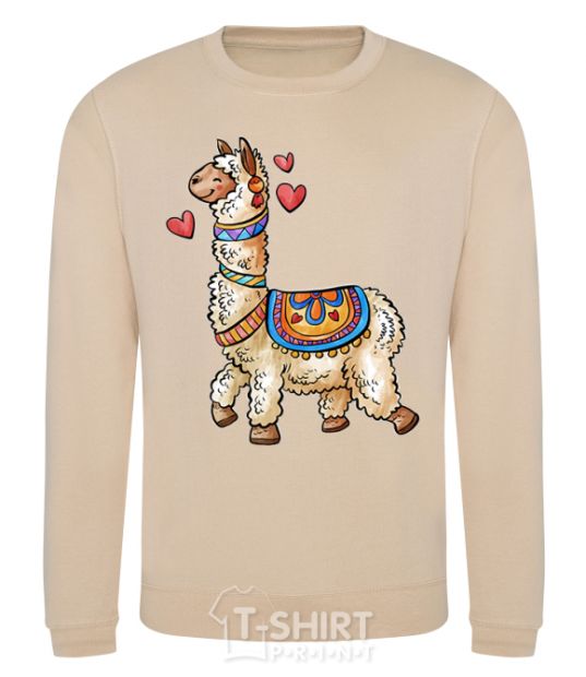 Sweatshirt Bright lama sand фото