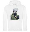 Men`s hoodie Kakashi White фото