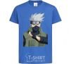 Kids T-shirt Kakashi royal-blue фото