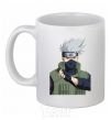 Ceramic mug Kakashi White фото