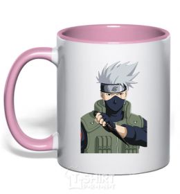 Mug with a colored handle