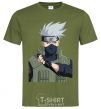 Мужская футболка Kakashi Оливковый фото