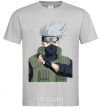 Men's T-Shirt Kakashi grey фото