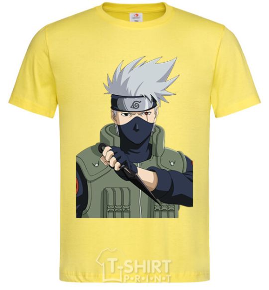 Men's T-Shirt Kakashi cornsilk фото