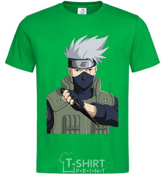 Men's T-Shirt Kakashi kelly-green фото