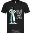 Men's T-Shirt Not all heros wear capes black фото