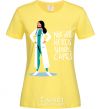 Women's T-shirt Not all heros wear capes cornsilk фото