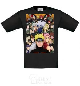 Kids T-shirt Anime Naruto characters black фото