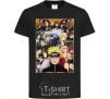 Kids T-shirt Anime Naruto characters black фото