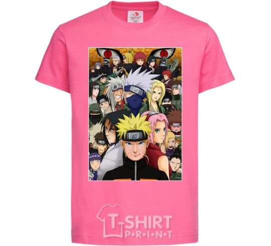 Kids T-shirt Anime Naruto characters heliconia фото