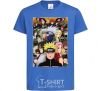 Kids T-shirt Anime Naruto characters royal-blue фото