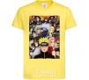 Kids T-shirt Anime Naruto characters cornsilk фото