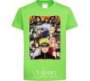 Kids T-shirt Anime Naruto characters orchid-green фото