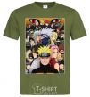 Men's T-Shirt Anime Naruto characters millennial-khaki фото