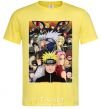 Men's T-Shirt Anime Naruto characters cornsilk фото
