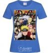 Women's T-shirt Anime Naruto characters royal-blue фото