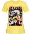 Women's T-shirt Anime Naruto characters cornsilk фото