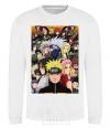 Sweatshirt Anime Naruto characters White фото