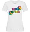 Women's T-shirt Hope world White фото