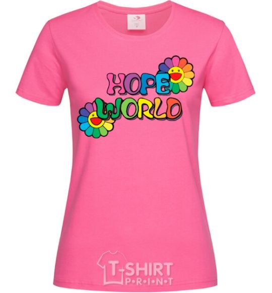 Women's T-shirt Hope world heliconia фото