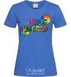 Women's T-shirt Hope world royal-blue фото