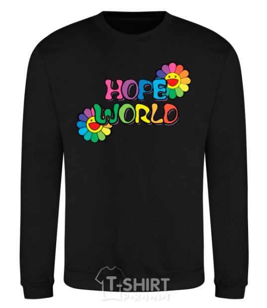 Sweatshirt Hope world black фото
