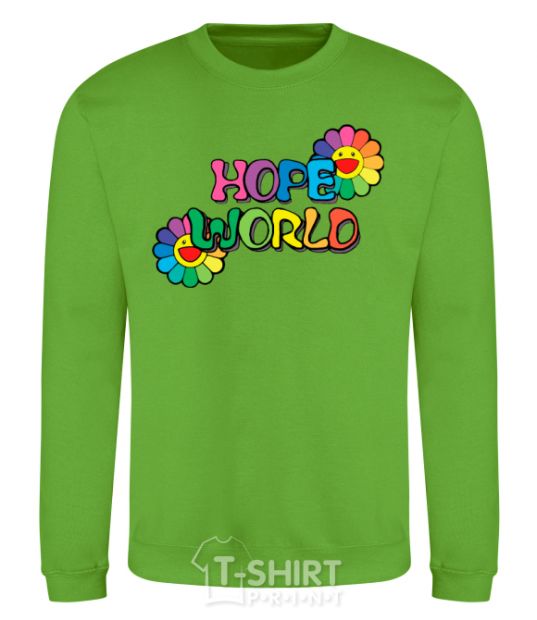 Sweatshirt Hope world orchid-green фото