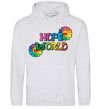 Men`s hoodie Hope world sport-grey фото