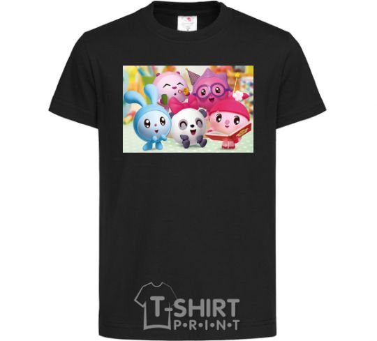 Kids T-shirt Babysharks black фото