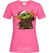 Women's T-shirt Yoda baby and tangerine heliconia фото
