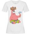Women's T-shirt Patrick and the nails White фото