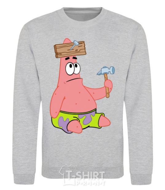 Sweatshirt Patrick and the nails sport-grey фото