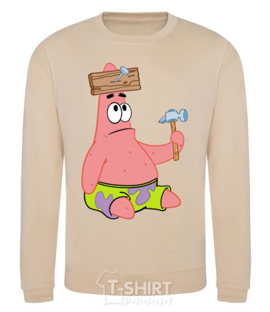 Sweatshirt Patrick and the nails sand фото