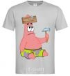 Men's T-Shirt Patrick and the nails grey фото