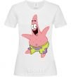 Women's T-shirt Patrick dances White фото