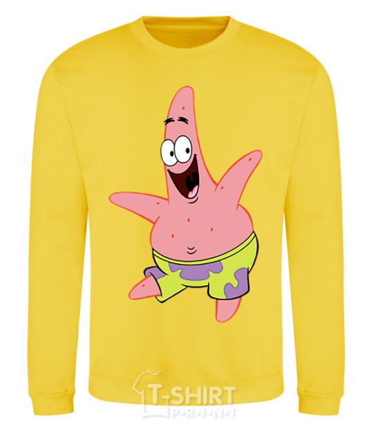 Sweatshirt Patrick dances yellow фото