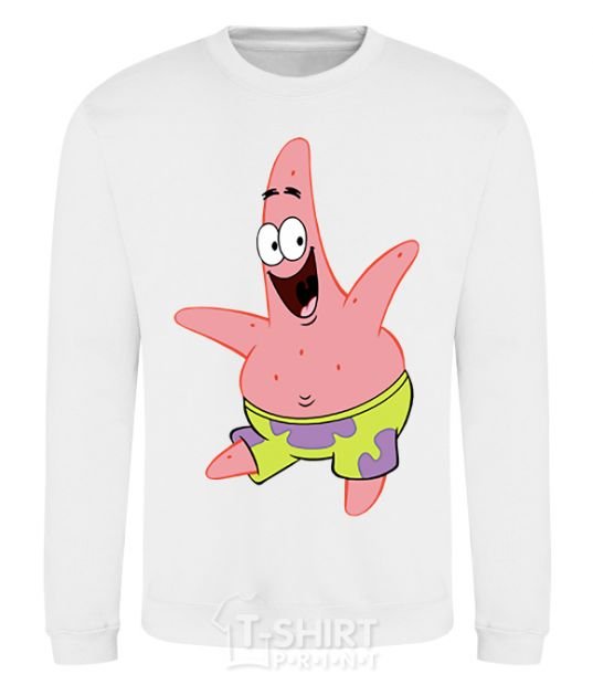 Sweatshirt Patrick dances White фото