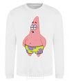 Sweatshirt Patrick salivating White фото