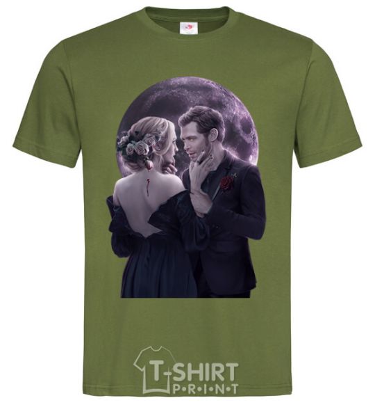 Men's T-Shirt The Vampire Diaries millennial-khaki фото