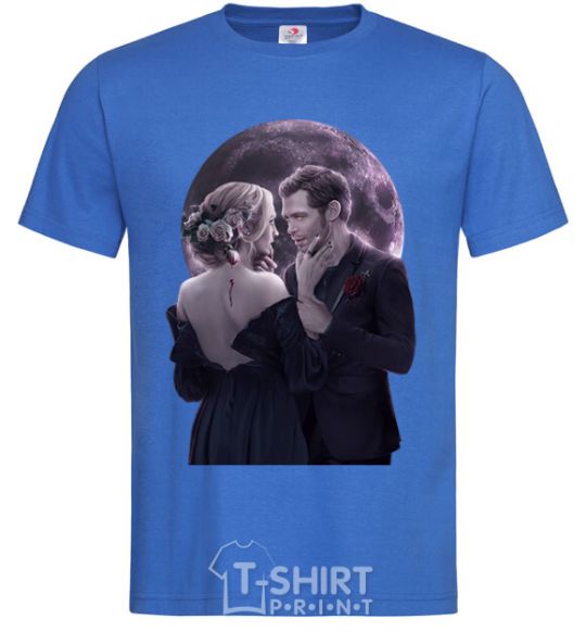 Men's T-Shirt The Vampire Diaries royal-blue фото