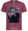 Men's T-Shirt The Vampire Diaries burgundy фото