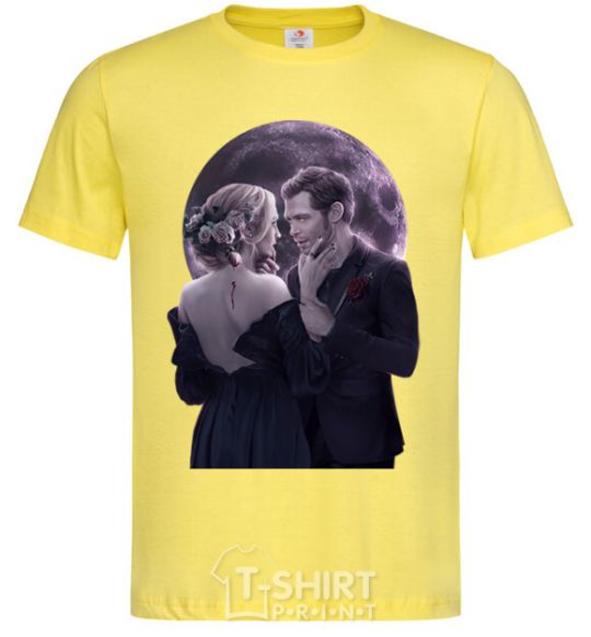 Men's T-Shirt The Vampire Diaries cornsilk фото