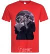Men's T-Shirt The Vampire Diaries red фото